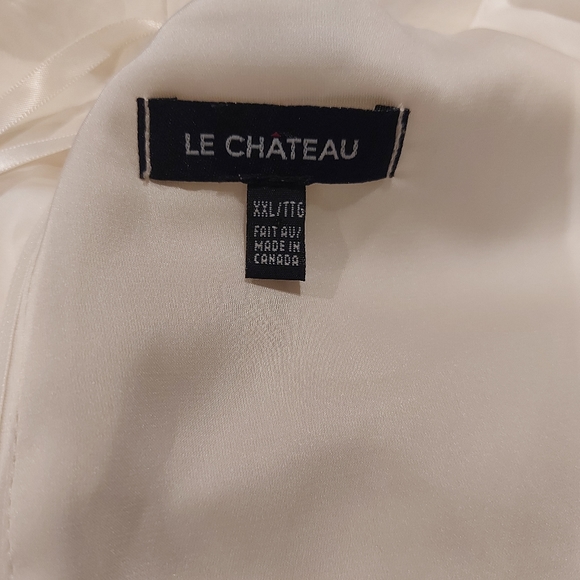 ❣️Ladies Le Chateau Ruched floral dress size XXL (#695) - Picture 4 of 14